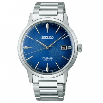 seiko SK037 精工錶 SK037 4R35-05E0B(SRPJ13J1) Presage 經典機械錶/調酒師 39.5mm/藍面｜樂天領券現折★全館特惠中★指定刷卡回饋10%