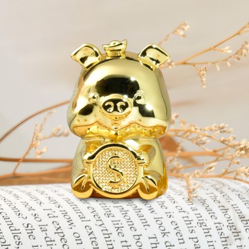 命運好好玩 金賺元寶發財豬 8110309  1個  金色