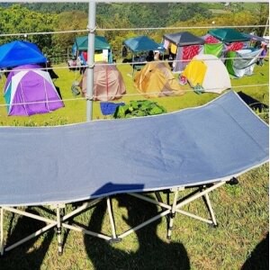 美麗大街【107031217】戶外休閒 辦公室午休 加寬折疊床行軍床 (圓管腳架)