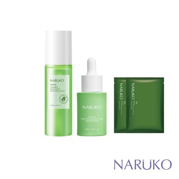 【NARUKO牛爾】收孔雙霸主(三酸AI抗痘調理水150ml+三酸毛孔安瓶精華30ml)+贈黑面膜2入(痘痘/毛孔)