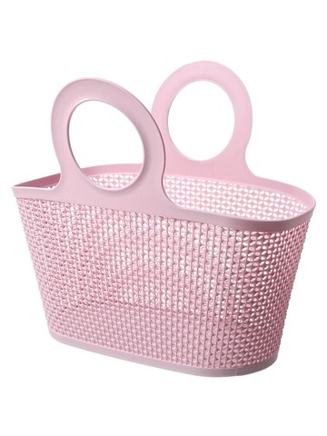 洗澡籃子手提軟浴室浴筐女韓國范兒洗漱洗浴藍收納框筐沐浴可折疊