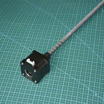 3D打印機 直線絲桿步進電機 絲杠 nema17  長500mm tr8*8