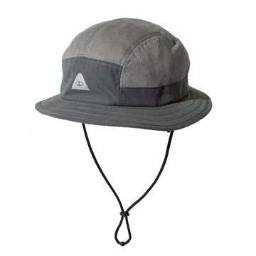 日本限定 POLER DRY DRAW CORD RUN HAT / 吸濕速乾束繩帽 / 灰