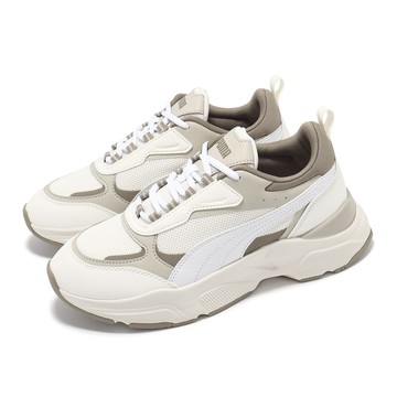 [ACS] Puma 休閒鞋 Cassia 女鞋 白 卡其 厚底 拼接 低筒 老爹鞋 38464722
