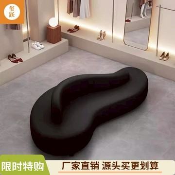 新品上市!!熱門爆品！！服裝店美容院雙面沙發酒店接待異型沙發創意舒適簡約現代布藝沙發