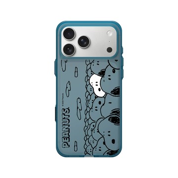 iPhone 17 Pro Max Clear (相機按鈕) 夜幕藍 - 史努比 Snoopy - 滿滿的Snoopy