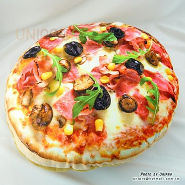 【UNIPRO】仿真 披薩 Pizza 3D彩印 抱枕 靠枕