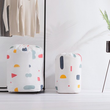 特大衣服整理包懶人裝衣物防水束口水桶袋學生鞋雜物裝被子臟衣簍