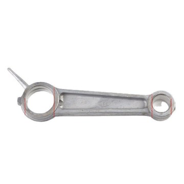 巴馬奧突斯複盛鋁連桿大豐聚纔配件氣泵空壓機活塞連桿曲軸鐵連桿