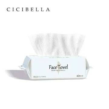 CICIBELLA 抽取式洗臉巾60抽-加厚版