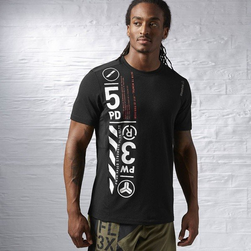 Reebok リーボック メンズスポーツウェア 半袖機能tシャツ ワンシリーズ グラフィックショートスリーブtシャツ Bq452 39 メンズ ブラック 通販 Lineポイント最大0 5 Get Lineショッピング