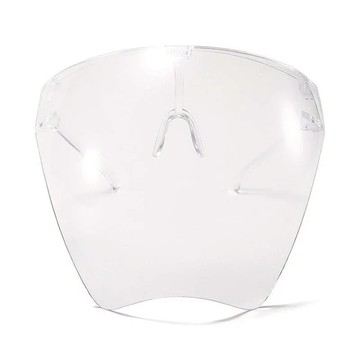 摩達客-兒童透明一體式防疫防飛沫防塵面罩 _廠商直送