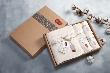 薔薇毛巾禮盒(1浴1毛2方)