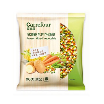 家福冷凍綜合四色蔬菜