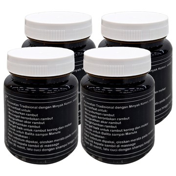 Minyak Kemiri Bakar 100% 原味燭果油  170ml  4瓶