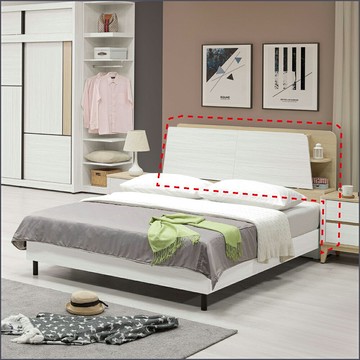 5 / 6尺床頭箱 標準雙人 雙人加大 床頭背板 床片【275B0042】Leader傢居館275-862