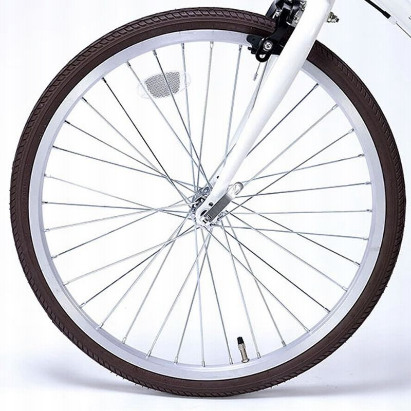 ミニベロ 20インチ パールホワイト mypallas m-706 整備品 リア7段変速