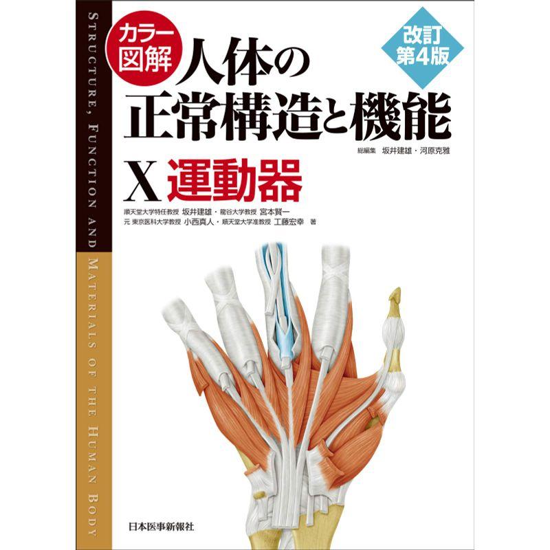 カラー図解 人体の正常構造と機能〈10〉運動器改訂第4版