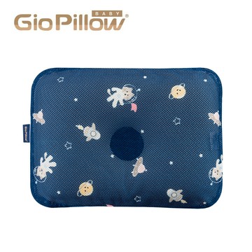 韓國 GIO Pillow - 超透氣護頭型嬰兒枕S/M號-阿姆斯貓