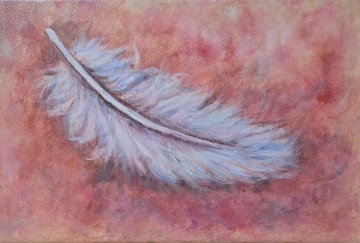 壓克力畫/丙烯藝術/原創手繪/送禮祝福/20×30【相信風】