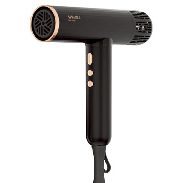 WHALL 專業負離子吹風機  黑色  WD-1000K