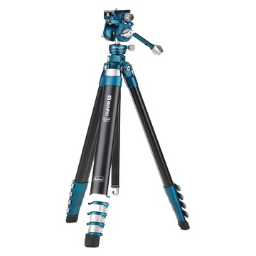 BENRO 百諾 青鳥系列鋁合金三腳架套組 附攝影雲台 藍色  TCBA15FS20PROC  1組