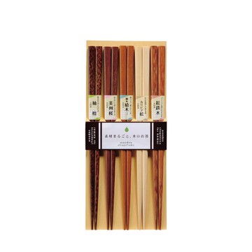 【KAWAI 河合】KAWAI 天然原木筷 (共5雙)