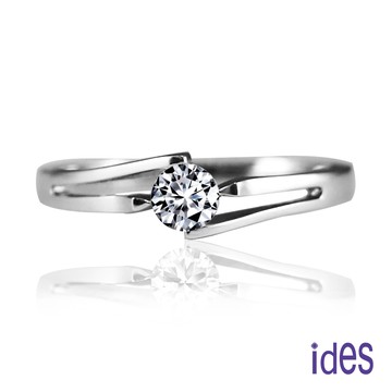 《 ides愛蒂思》精選美鑽19分E/VVS1八心八箭完美車工鑽戒