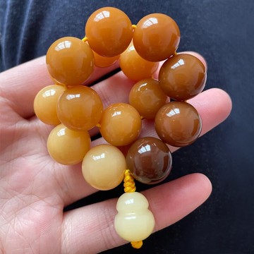 炭燒白玉菩提根手串菩提子繞指柔文玩手鏈女盤玩念珠男款高密佛珠