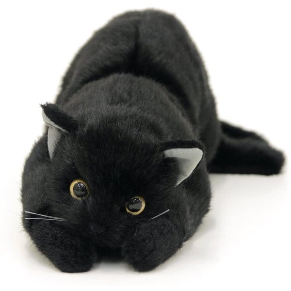 日本製 リアルな猫のぬいぐるみ 58cm ミケネコl目明き Shinpin Saiyasune 動物 人体 自然 Padelnostro It
