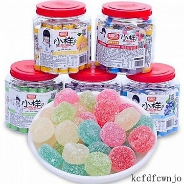 現💯貨   小樣痠Q糖18g*30支 家庭分享裝小樣軟糖桶裝qq糖一整箱一桶休閒 P1W7