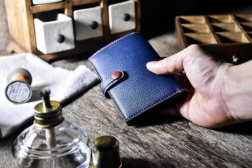 【客製化禮物 】 法國山羊皮零錢卡包・客製化禮物設計 Alran