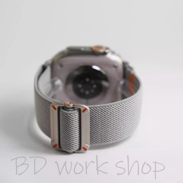 透氣彈力尼龍錶帶 適用 Apple Watch 10 錶帶 9 8 7 6 5蘋果手錶錶帶 42mm 46mm 蘋果錶帶