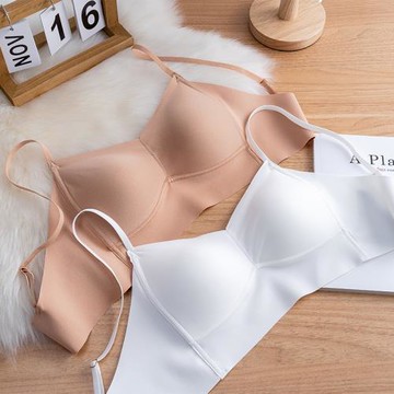 【半價】運動內衣女聚攏小胸背心式文胸無鋼圈大胸顯小薄款胸罩