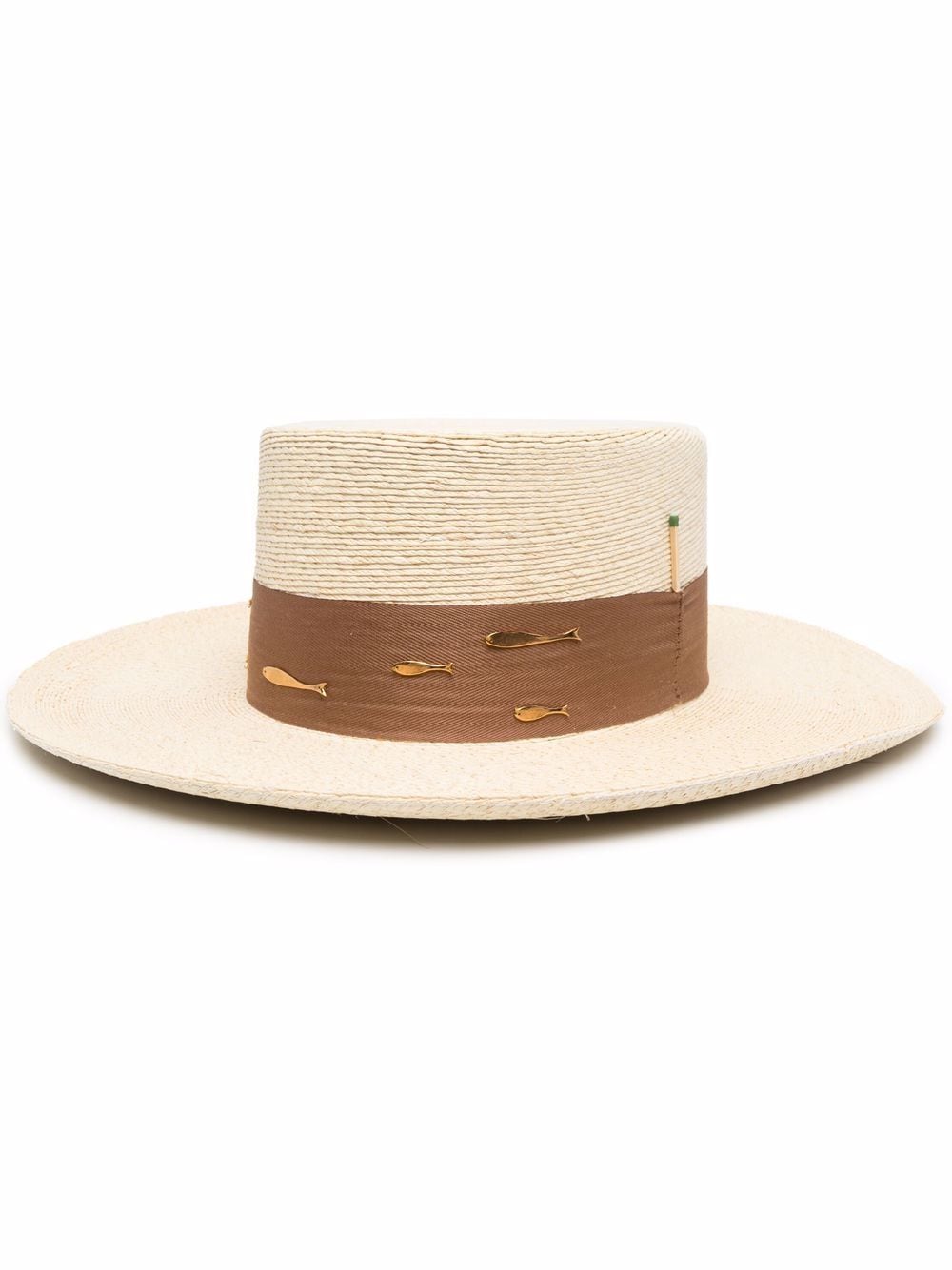 Nick Fouquet - Vaquero straw sun hat - men - Straw - 57 - Neutrals