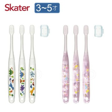 Skater 軟毛牙刷(3-5歲)3入-恐龍/獨角獸【悅兒園婦幼生活館】