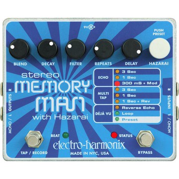 Electro Harmonix Memory Man with Hazarai Delay效果器【敦煌樂器】