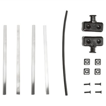 ORTLIEB Quick Rack Seat Stay Adapter 後車架固定零件  1個  銀色 + 黑色