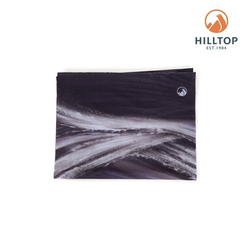 【Hilltop山頂鳥】PRIMALOFT Polygiene抗菌吸濕快乾高度透氣頭巾 黑.星辰PP99XX72ECAZ