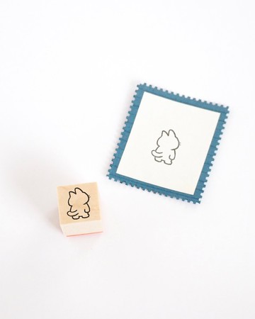 【NyNy】背面【20×20mm】NiNi 橡膠印章