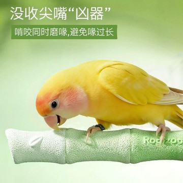 竹子礦物站桿 鸚鵡專用站棒 磨爪磨喙補鈣 小太陽和尚虎皮鳥籠用品