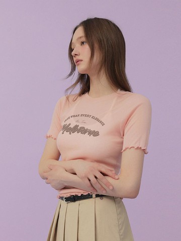 Holdin Lettering Wave T-shirt