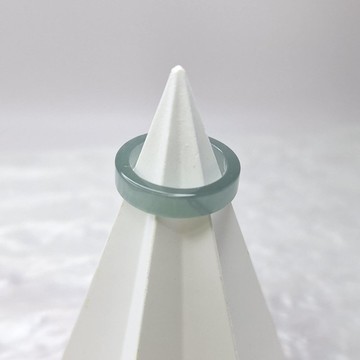 冰種危藍方戒指 玉戒 國際圍8 內徑15.2 | 天然A貨翡翠