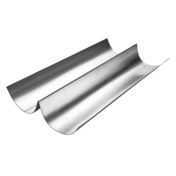 FOX RUN 雙槽法國麵包烤盤 39cm  原鋼色  1個