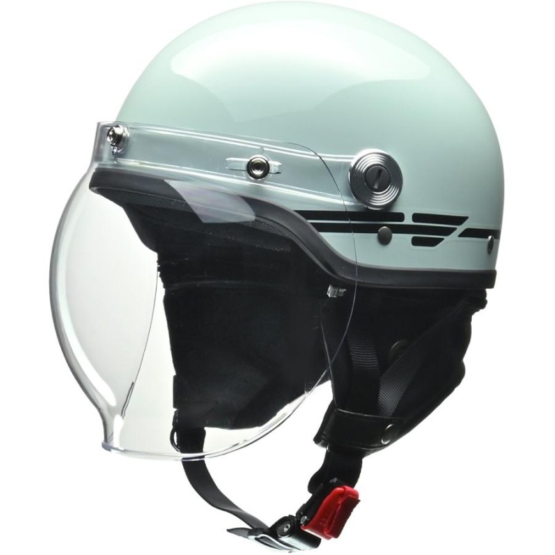 リード工業 (LEAD) バイク用 ハーフ ヘルメット CROSS バブルシールド