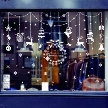 JB Design - 時尚壁貼-聖誕素材吊飾 (90cm*30cm)