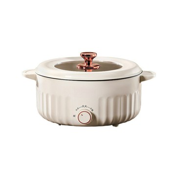 新款電煮鍋多功能學生宿舍家用小型一體火鍋不粘鍋迷你電熱電炒鍋【宜家良品百貨】