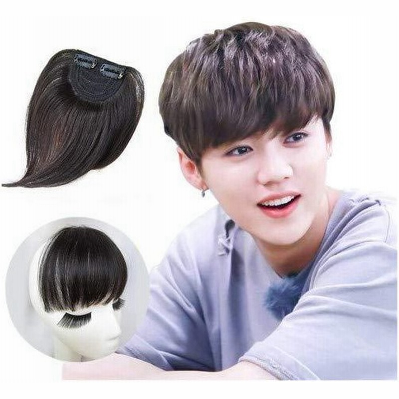 Remeehi 男性用 ウィッグ つけ毛 ヘアピース 人毛100 かつら Wig 韓流 かっこいい ステルス増毛 前髪ウィッグ ぱ 通販 Lineポイント最大get Lineショッピング