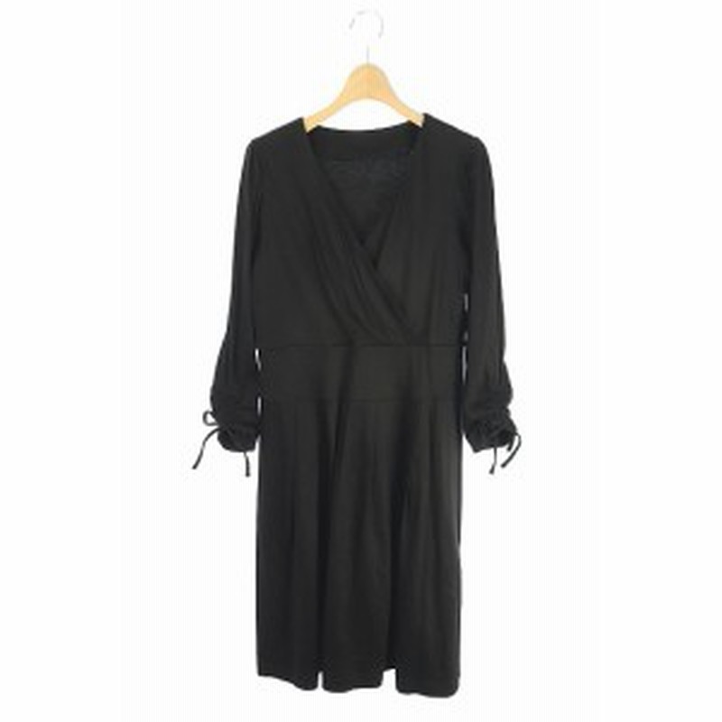 中古 コムサデモード Comme Ca Du Mode ワンピース 長袖 ロング フレア 11 黒 Ao レディース 通販 Lineポイント最大1 0 Get Lineショッピング