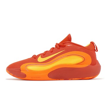 Nike 籃球鞋 IsoFly GS 大童 女鞋 紅 橘 緩震 運動鞋 FN4384-800